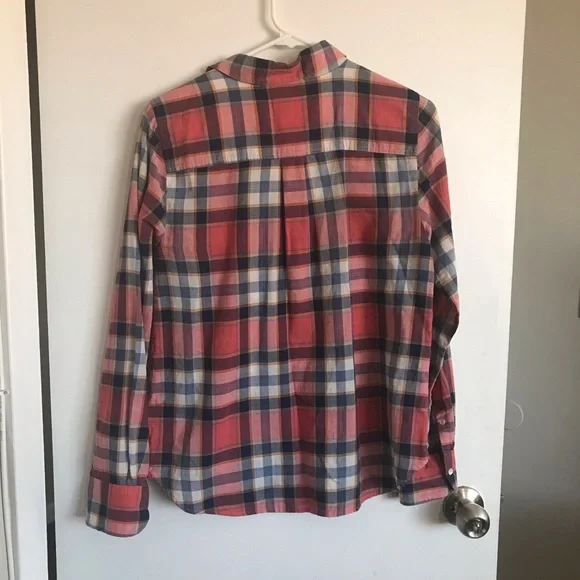 J. Crew Plaid Button Down Shirt - Size S - Picture 4 of 9
